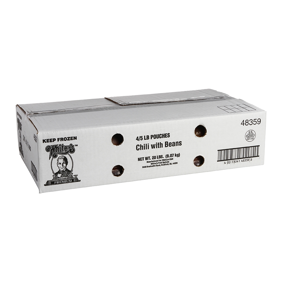 Whiteys Beef Chili with Beans, 5 Pound -- 4 per case