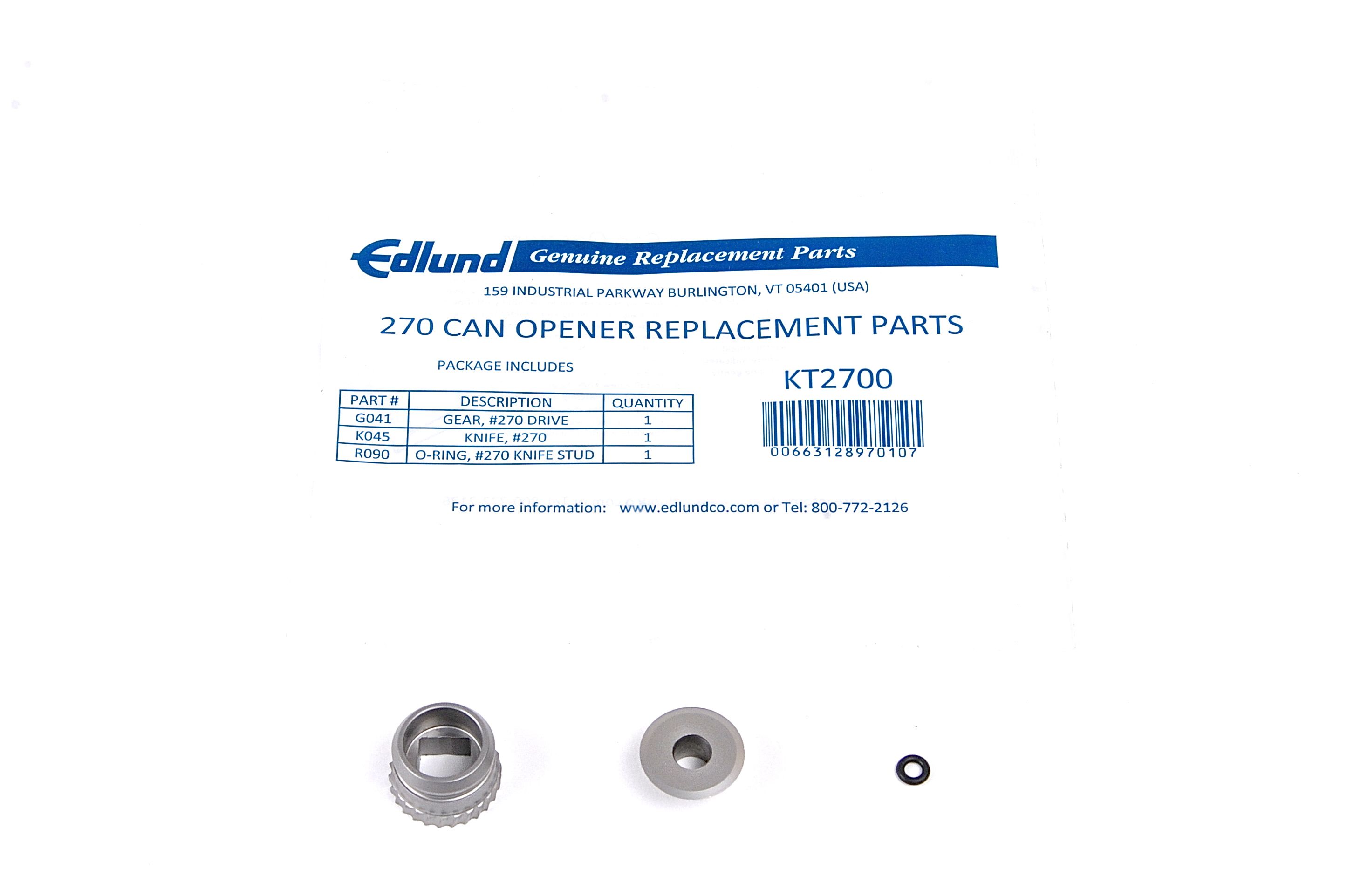 Edlund Inco Ring Knife And Gear Replacement Kit -- 6 Per Case