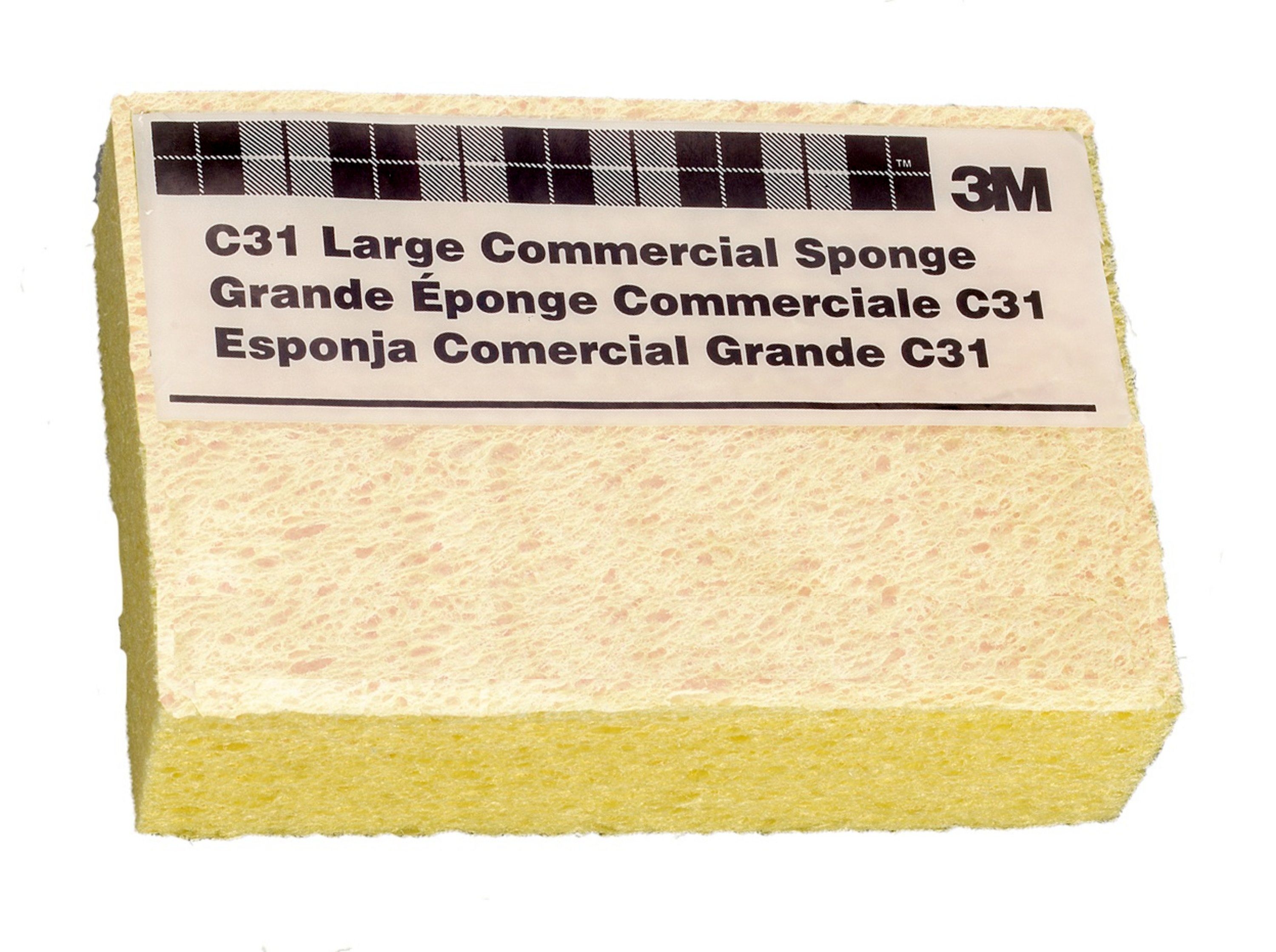 Scotch-Brite PROFESSIONAL Commercial Cellulose Sponge, Yellow, 4 1/4 x 6