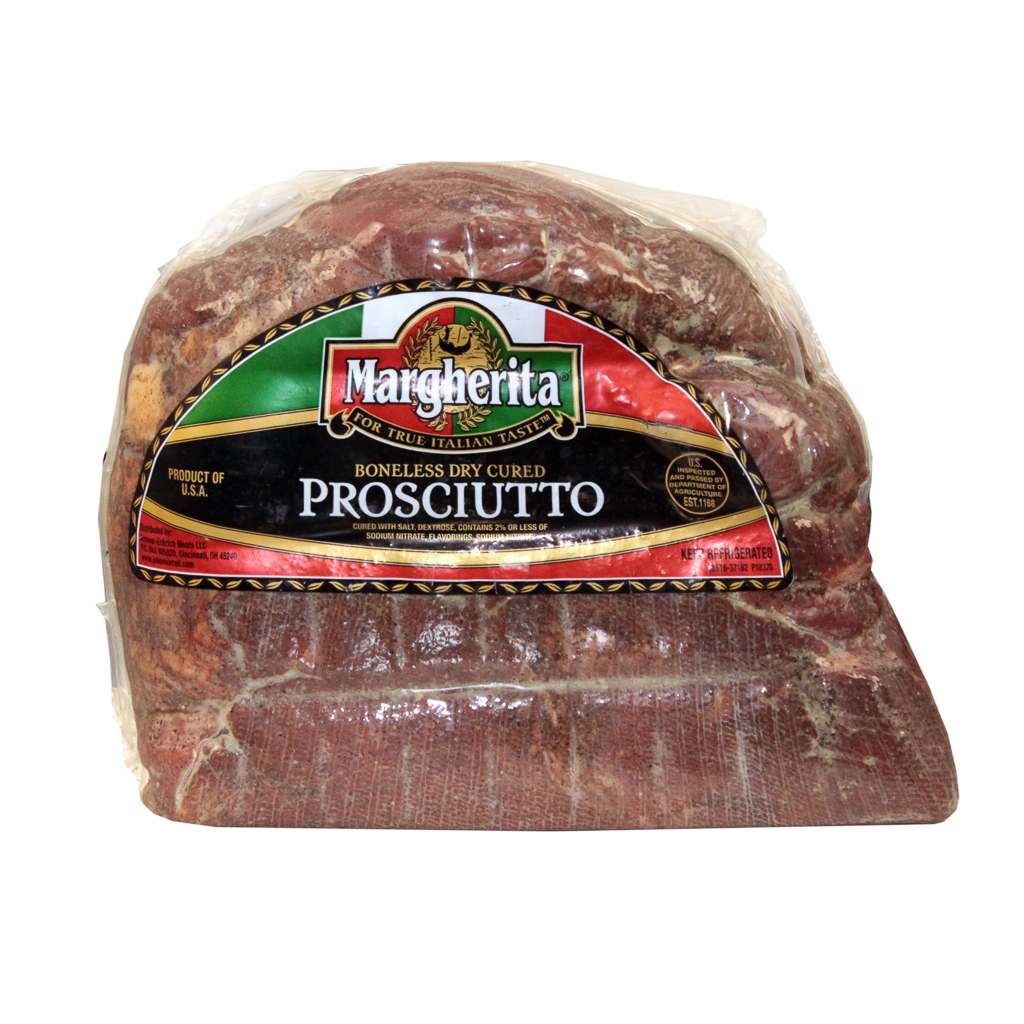 Margherita Boneless Half Dry Cured Prosciutto Ham,4.5 Pound -- 2 Per Case