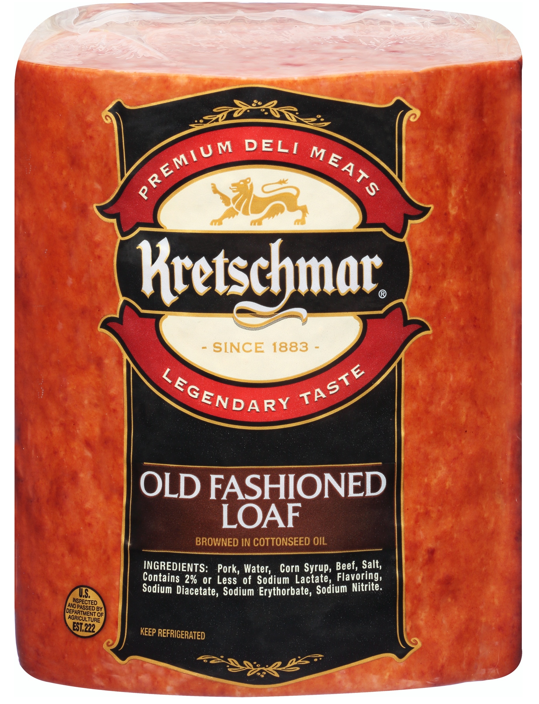 Kretchmar Old Fashion Loaf, 4 Pound -- 2 per case.