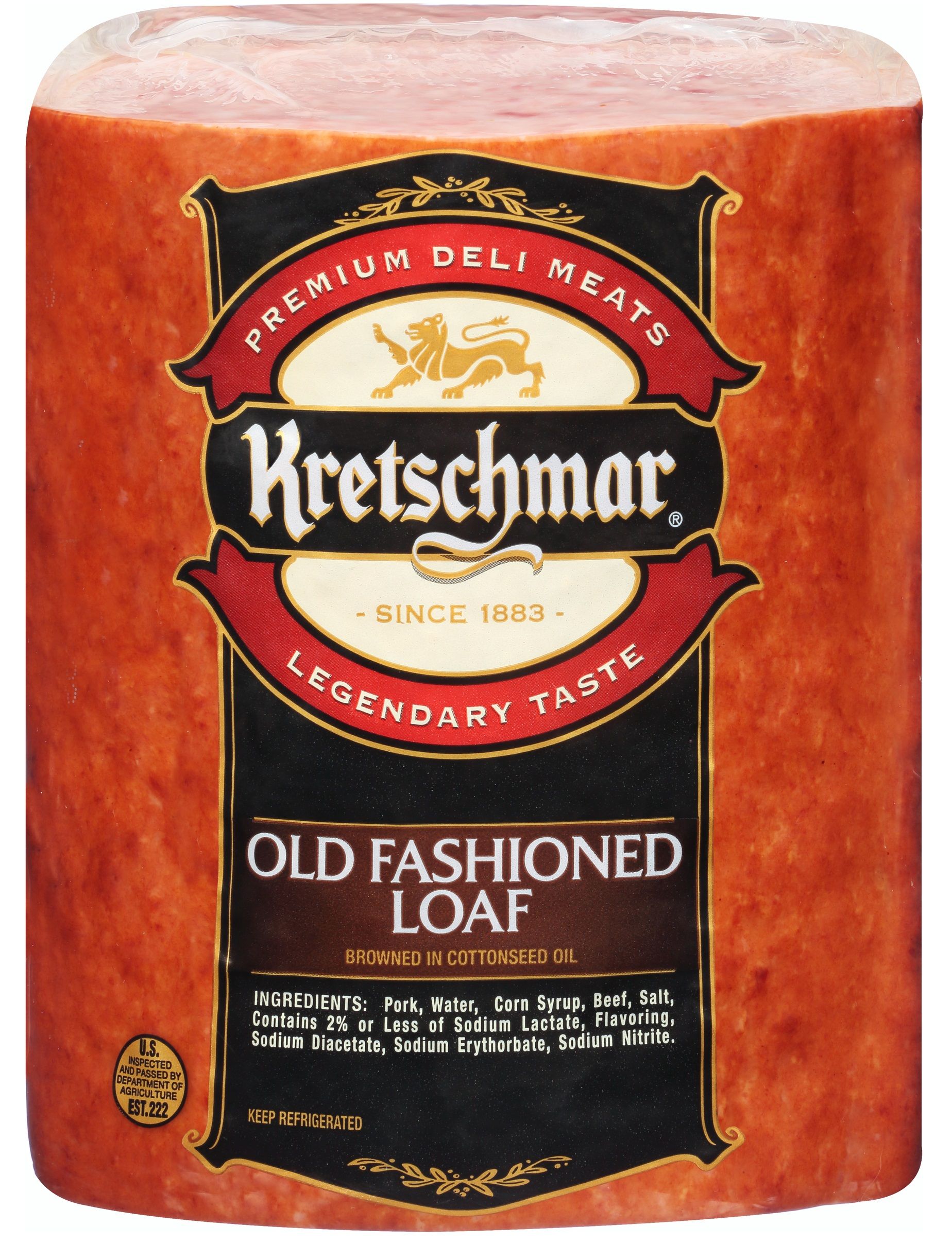 Kretschmar Old Fashion Loaf, 4 Pound -- 2 Per Case