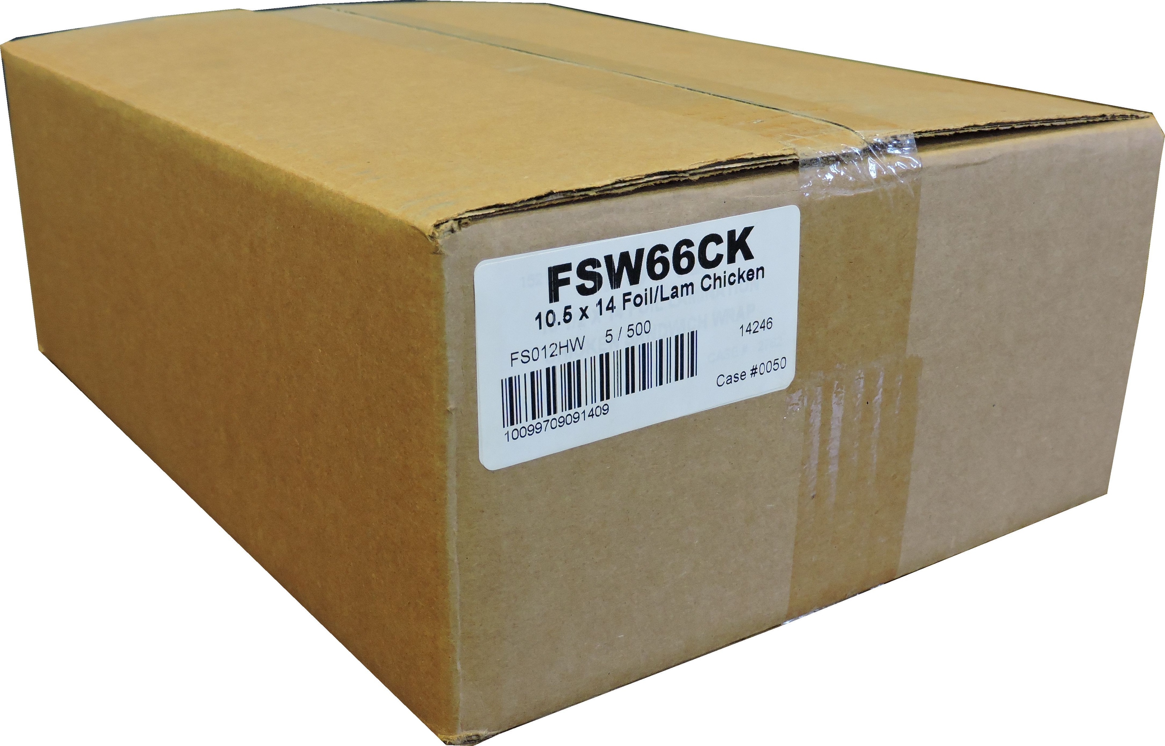 Handy Wacks 10.5 X 14 5 Foil Laminated Chicken Wrap, 500 Count -- 5 Per Case