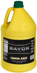 Savor Imports Lemon Juice, 1 Gallon -- 4 per case.