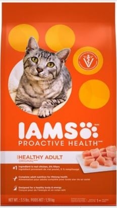 Iams Proactive Health Healthy Adult Original with Chicken Cat Food, 3.5 Pound -- 4 per case.