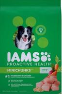 Iams Proactive Health MiniChunks Chicken Adult Dog Food, 15 Pound.