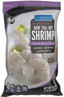 Seamazz Individually Quick Frozen Peeled and Deveined Tail Off Raw White Shrimp, 2 Pound -- 10 per case.