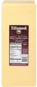 Tillamook Vintage White Sharp Cheddar Cheese, 10 Pound.