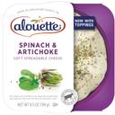 Alouette Spinach Artichoke Soft Spreadable Cheese, 6.5 Ounce -- 6 per case.