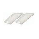 Cadco Half Size Clear Lids Accessory Pack, 12 7/8 x 2 1/2 x 10 1/2 inch.