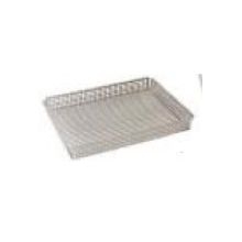 Cadco Stainless Steel Quarter Size Oven Basket Only, 12.88 x 1.5 x 9.5 inch.