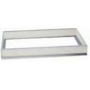 Cadco Stainless Steel Steam Pan Holder Only for Warming Trays and Buffet Servers, 20 3/4 x 2 1/2 x 14 1/4 inch.