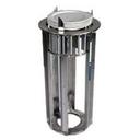 Lakeside Stainless Steel Non Heated Adjust-A-Fit ADA Height Open Drop In Dish Dispenser, 10 to 13.25 Inch Plates