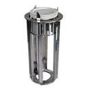 Lakeside Stainless Steel Non Heated Adjust-A-Fit Standard Height Open Drop In Dish Dispenser, 10 to 13.25 Inch Plates