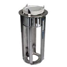 Lakeside Stainless Steel Non Heated Adjust-A-Fit Standard Height Open Drop In Dish Dispenser, 10 to 13.25 Inch Plates