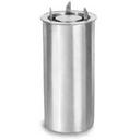 Lakeside Stainless Steel Non Heated Adjust-A-Fit Standard Height Shielded Drop In Dish Dispenser, 10 to 13.25 Inch Plates