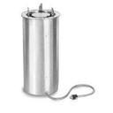 Lakeside Stainless Steel Adjust A Fit ADA Height Heated Counter Drop In Round Plate Dispenser - 10 to 13.25 inch Accommodate Plate Size.