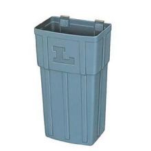 Lakeside Gray Waste Box Only, 9 1/4 X 13 1/2 X 24 Inch