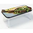 Lakeside Geneva Stacking Tired Rectangular Display Mirror Tray, 12 x 24 inch.