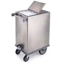 Lakeside Stainless Steel Ice Cart, 125 Pound Ice Capacity.