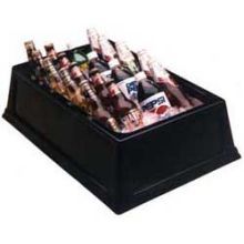 Lakeside Geneva Black Side Insulated Beverage Display Bin, 13 3/4 X 24 X 6 3/4 Inch Overall Size
