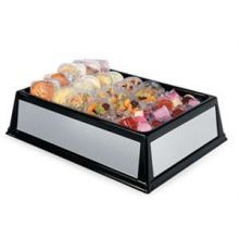 Lakeside Geneva Mirrored Side Insulated Beverage Display Bin, 20 3/4 X 28 3/4 X 6 3/4 Inch Overall Size