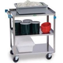 Lakeside Traditional Series Stainless Steel Standard Duty 3 Shelf Utility Cart, 18 X 27 Inch Shelf