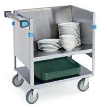 Lakeside Stainless Steel Store N Carry Dish Cart With 2 Shelf, 31 X 19 1/4 X 31 1/2 Inch