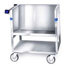 Lakeside Stainless Steel Store N Carry Dish Cart with 2 Shelf, 39 1/8 x 22 5/8 x 31 1/2 inch.