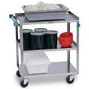 Lakeside Stainless Steel Medium Duty Traditional Series Utility Cart with 3 Shelves, 19 x 31 x 33 3/8 inch.