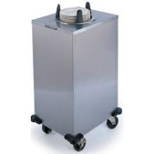 Lakeside Stainless Steel 1 Stack Non Heated Regular Round Plate Dispenser - 11 1/4 to 12 1/4 inch Accommodate Plate Size.
