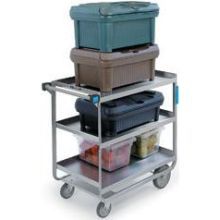 Lakeside Stainless Steel Heavy Duty Nsf Traditional Utility Cart With 3 Shelves, 16 1/4 X 30 X 34 1/4 Inch