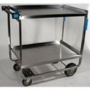 Lakeside Stainless Steel NSF Mobile Mixer Machine Stand with 2 Shelves, 33 1/4 x 25 1/4 x 29 3/16 inch.
