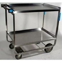 Lakeside Stainless Steel Heavy Duty NSF Traditional Utility Cart with 2 Shelves, 19 3/8 x 32 5/8 x 35 1/2 inch.