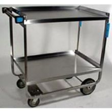 Lakeside Stainless Steel Heavy Duty Nsf Traditional Utility Cart With 2 Shelves, 19 3/8 X 32 5/8 X 35 1/2 Inch