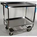 Lakeside Stainless Steel Heavy Duty NSF Traditional Utility Cart with 2 Shelves, 22 3/8 x 38 5/8 x 37 1/8 inch.