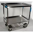 Lakeside Stainless Steel Heavy Duty NSF Traditional Utility Cart with 2 Shelves, 22 3/8 x 54 5/8 x 37 inch.