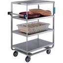 Lakeside Stainless Steel Heavy Duty NSF 6 Shelves Banquet Cart - 3 Shelf Edges Up and 1 Shelf Edge Down, 21 1/2 x 54 1/2 x 54 5/8 inch.
