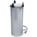 Lakeside Stainless Steel ADA Height Heated Counter Drop In Round Plate Dispenser - 10 1/4 to 11 inch Accommodate Plate Size.
