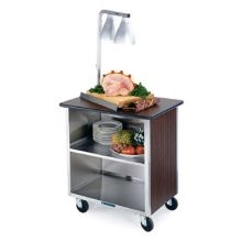 Lakeside Stainless Steel Medium Duty with Laminate Finish Enclosed Cart, 18 3/4 x 28 1/4 x 32 5/8 inch.