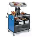 Lakeside Stainless Steel Compact Mart Cart with Laminate Finish, 28 1/4 x 49 x 72 1/4 inch Overall Size.