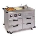 Lakeside Stainless Steel Serve All Mobile Food Serving Station, 34 1/2 x 51 1/4 x 37 inch.