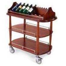 Lakeside Geneva Wood Veneer Spice Wine/liquor Serving Cart, 21 5/8 X 43 3/8 X 41 3/8 Inch Overall Size