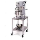 Lakeside Stainless Steel Mobile Mixer Machine Stand with 2 Shelves, 33 1/4 x 25 1/4 x 29 3/16 inch.