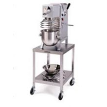 Lakeside Stainless Steel Mobile Mixer Machine Stand with 2 Shelves, 25 1/4 x 21 1/4 x 21 3/16 inch.