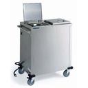 Lakeside Stainless Steel 1 Control Heated Pellet Dispenser, 33 3/8 x 23 3/4 x 42 3/4 inch.