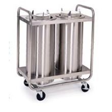 Lakeside Stainless Steel 3 Stack Non Heated Adjust A Fit Open Tubular Frame Plate Dispenser, 8 3/4 To 12 Inch Accommodate Plate Size