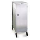 Lakeside Stainless Steel Front and Back Door Compact Tray Delivery Cart, 21 5/8 x 31 1/4 x 58 1/4 inch.