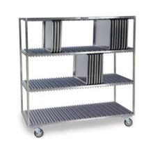 Lakeside Stainless Steel Sheet Pan Drying Rack, 120 Pan Capacity.