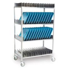 Lakeside Stainless Steel Tray Drying Rack, 80 Tray Capacity.